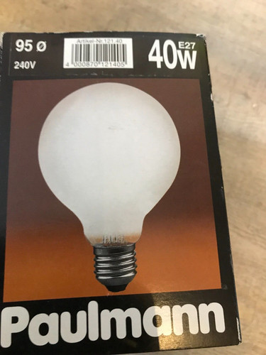 Paulmann 40w e27 230v - 230v, 95mm