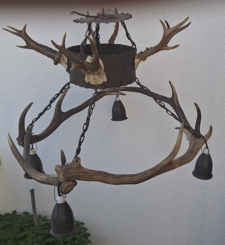 Rustikale geweih deckenlampe - rustikale,