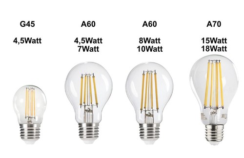 E27 led retro filament vintage - led,