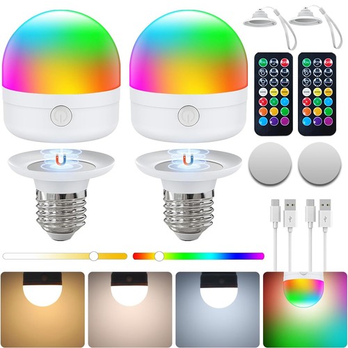 2stk glühbirne dimmbar rgb - dimmbar,